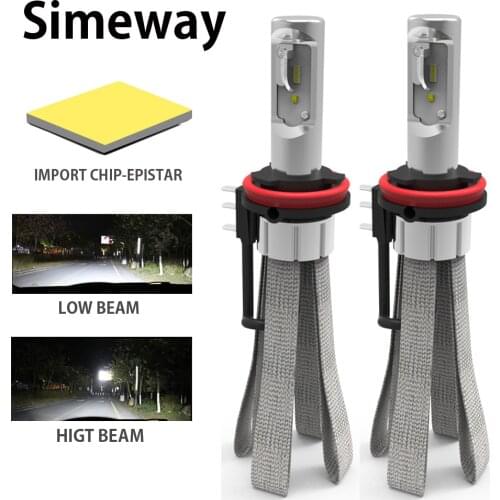 HIGH POWER Canbus H15 LED Headlight H7 Auto Headlamp Kit H1 H4 H11 HB3 HB4 6000K White Bulbs No Error Epistar Chip Car Lamp