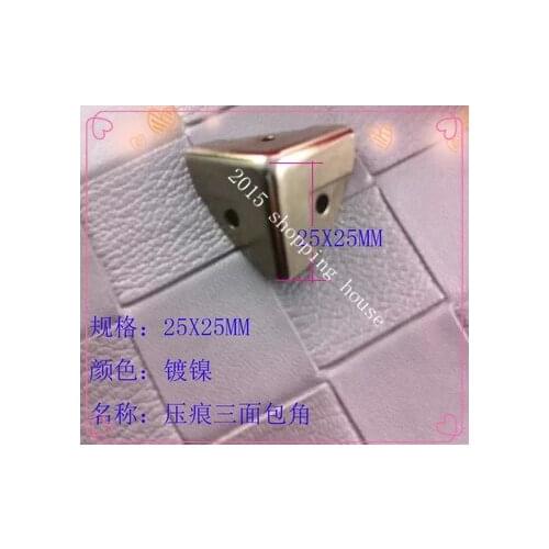Corner Brackets 25MM side angle silver decoration gift box package box four corner angle iron angle 25mm*25mm