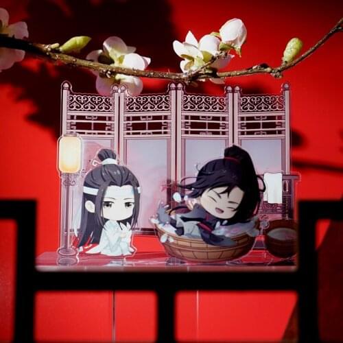 Grandmaster of Demonic Cultivation Lan Wangji Wei Wuxian Take a Shower Scene Acrylic Stand Model Toy Display MDZS C KA Presale