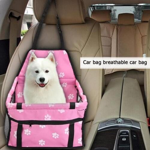 VODOOL Portable Pet Dog Car Stowing Tidying Hanging Mesh Bag Waterproof Cat Puppy Seat Safe Holder Pad Mat Travel Accessories