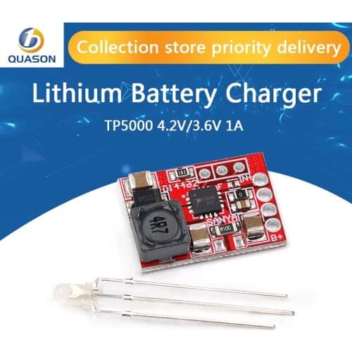 TP5000 4.2V/3.6V 1A Lithium Battery Charging Board Charger Module 4.2V 3.6V LiPo Li-ion Iron Phosphate Battery LED Indicator