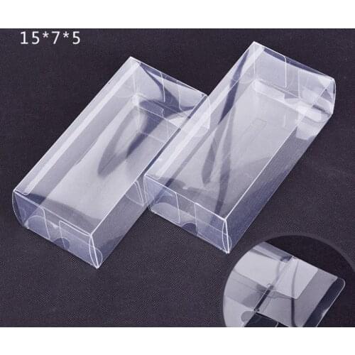200pcs/lot Large Rectangular Plastic Transparent Box/Clear PVC Plastic Packaging Box Sample/Gift/Crafts Display Boxes SN1000