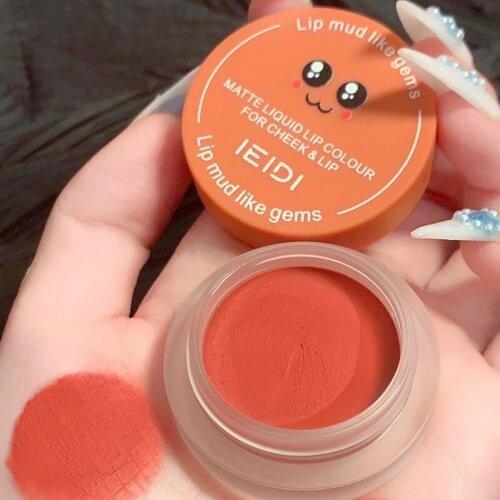 3 Colors Small Paint Tank Lip Mud Professional Velvet Mousse Matte Non Stick Cup Waterproof Lip Gloss Make Up Tint Lip Stick
