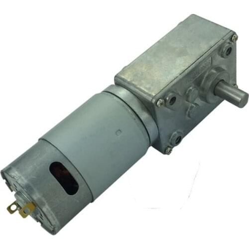 A58SW-555 DC Geared Motor Turbo Worm Gear Motor 12V 24V 8/16/27/80/160/260/460RPM