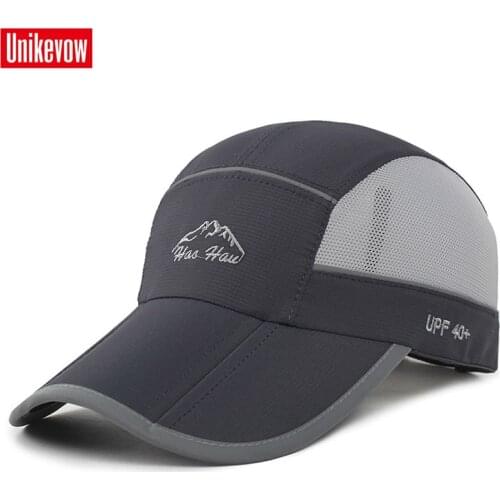 Quick dry summer baseball caps Foldable hat for men women casual anti - ultraviolet hat