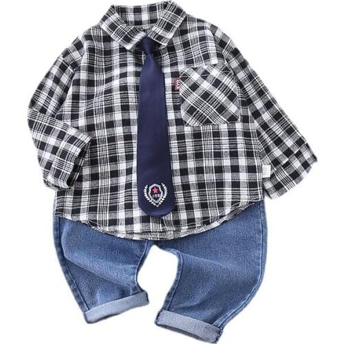 Spring Autumn Boys Baby Girls Casual Clothes Kids Shirt Pants 2Pcs/Sets New Toddler Costume Children Fashion Cotton Tracksuit