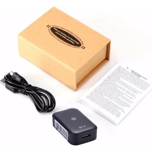 GF21 Mini GPS Real Time Car Tracker Anti-Lost Device Voice Control Recording Locator High-definition Microphone WIFI+LBS+GPS Pos