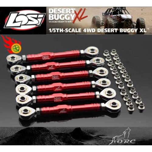GTB Racing CNC alumium Adjustable turnbuckle for Losi Desert Buggy XL losi dbxl