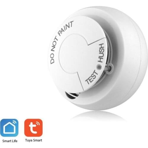 WiFi Smart Smoke Detector Smart Home Wi-Fi Smoke Detector Smoke Networking Alarm Intelligent House Contr L1