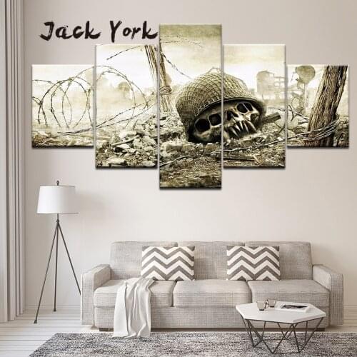 Canvas Painting Resistance: Fall of Man Gameplay 5 Pieces Wall Art Painting Modular Wallpapers Poster Print Home Decor