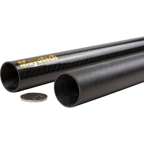 Mayatech 3K Carbon Fiber Tube 12/16/18/20/22/25/30mm Twill Bright/Matte For Quadcopter Arm DIY Drone Length1000mm/500mm
