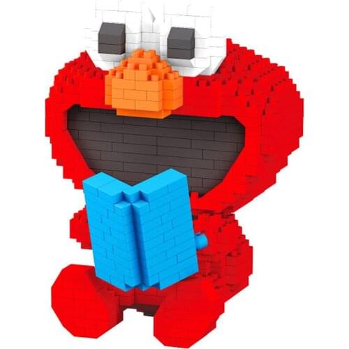 Lovely cartoon Sesames Street model micro diamond building block Cartoon Series Casual bricks nanobricks toys gifts for kids