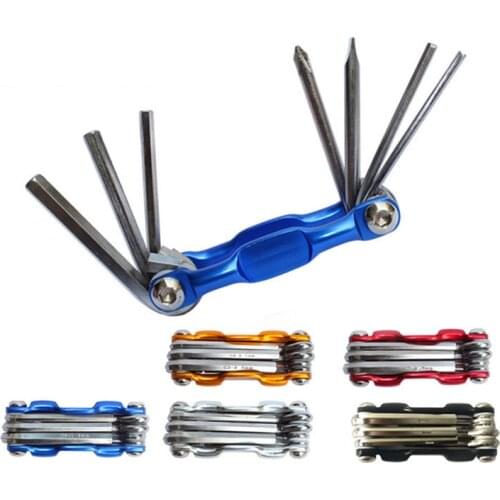 Multi-tool Bicycle Repair Tools Hex Spoke Wrench Screwdriver 10 In 1 Kit Set Road MTB Bike Portable Cycling Tools