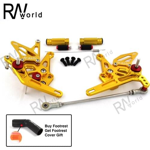 Motorcycle CNC Adjustable Rearsets Rear Sets Footrests Foot For KAWASAKI Z1000 Z1000SX Z 1000 1000SX NINJA1000 2014 2015 2016