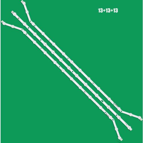 New kit 3 PCS 13LED LED strip for Samsung UE40H6203AK D3GE-400SMB-R3 D3GE-400SMA-R2 BN96-28767B BN96-28766A LM41-00001V