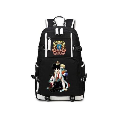 High Q Anime HITMAN REBORN Cosplay high school student backpack CASUAL unisex laptop backpack travel bags