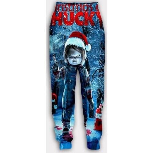 New Curse of Chucky 3D Print Causal Clothing Fashion Men Women Tracksuits Crewneck Hip Hop Pants Plus Size S-7XL streetwear men