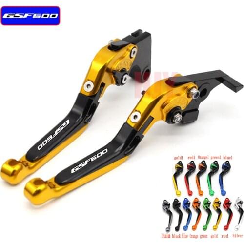 For SUZUKI GSF GSF600S S-K4 BANDIT 1995-2004 2003 Motorcycle Accessories Folding Extendable Adjustable Brakes Clutch Levers CNC