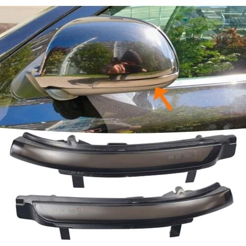 2pcs LED Dynamic Turn Signal Blinker Side Rear-View Mirror Indicator Light For Skoda Octavia 2009-2013 SUPERB 2008-2014