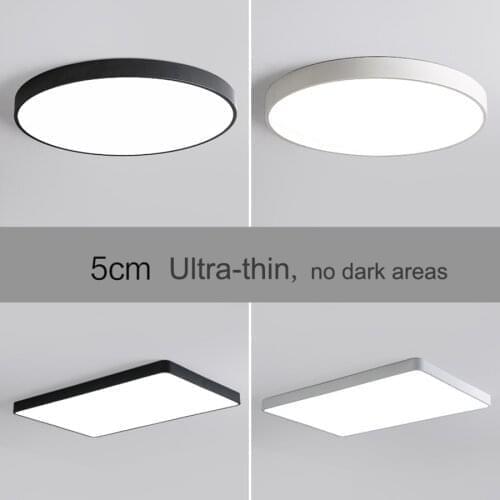 LED Ceiling Light Modern Lamp Living Room Lighting Fixture Bedroom Kitchen Surface Mount Flush Panel Remote Control