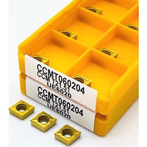 CCMT060204 VP15TF CCMT060204 UE6020 US735 carbide insert internal milling cutter CNC lathe tool CCMT 060204 lathe parts
