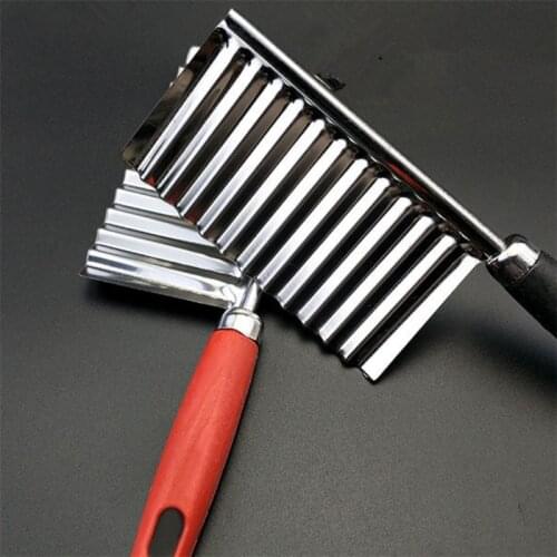 Potato Cucumber Wavy Edged Knife Stainless Kitchen Gadget Vegetable Fruit Cutting Tool Kitchen Accessories French fries machine