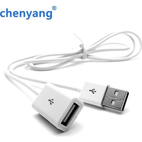 1pcs USB 2.0 Extension Cable Adapter Connector 100cm Male to Female Data Sync Cord Cable Cord Wire For PC Laptop Compute