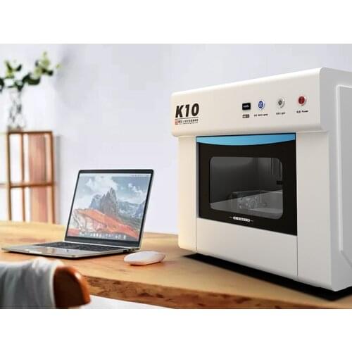 Automatic small home computer desktop CNC jade engraving machine jade olive core carving seal three-dimensional processing