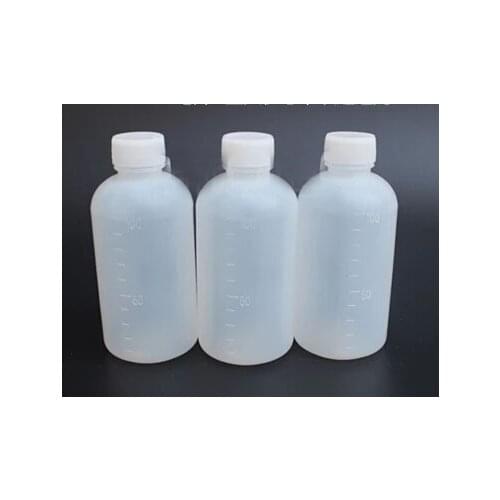 Free shipping 50mlm/60ml/100ml translucent plastic packaging bottles empty seal bottle with scale subpackage bottle