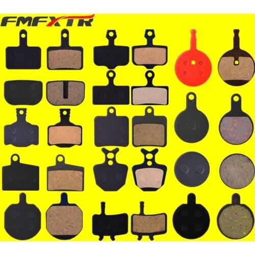FMFXTR 4mm 2 Pair Disc Brake Pads Front Rear Disc Brake Metal Resin Pad For Shi-mano M515 M355 SramAvid Magura mt2 Mt4 mt6 Etc