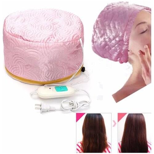 Electric Hair Cap Hair Thermal Steamer Treatment SPA Cap Nourishing Care Hat with 3 Mode Temperature Control 220V