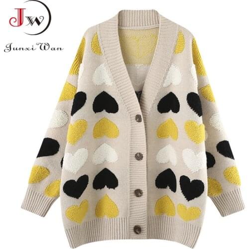 Fashion Loose Thick Women Sweater Cardigan Autumn Winter Batwing Long Sleeve Casual Lady Knitted Jumper Oversized Tops Outwear