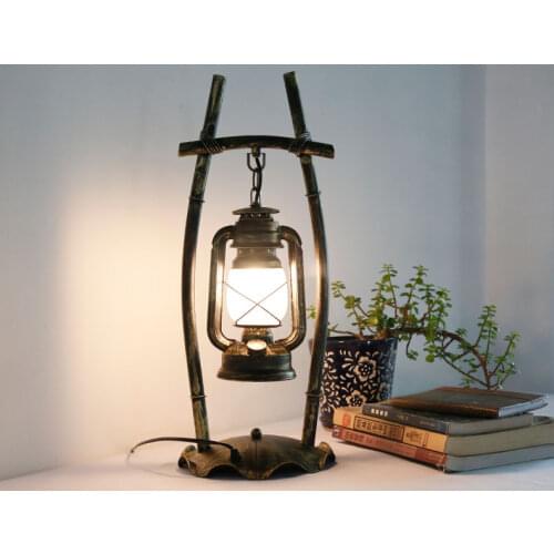 Retro Table Lamps creative lights kerosene bedrooms study rooms tea rooms coffee tables decorations desk lamps LU71478 -YM