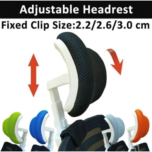 New Adjustable Headrest For Office Chairs Gaming Computer Chair Swivel Lift Neck Rest Protection Pillow Soft Sponge Headrest