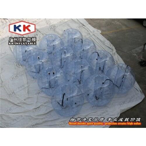 CE Approved soccer inflatable balls bubble football suits for sale