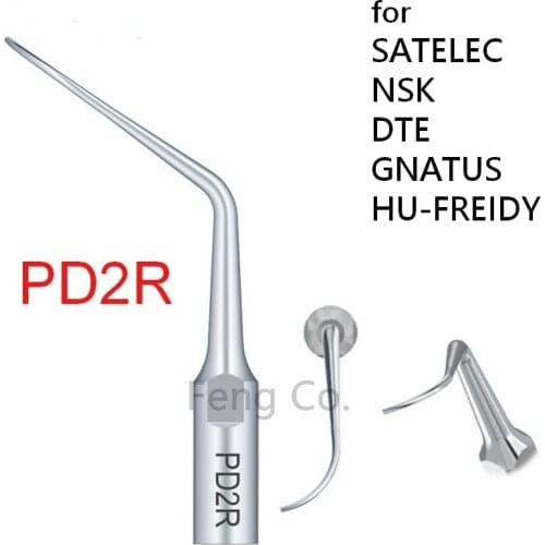 PD2R Dental Ultrasonic Scaler Tips Scaling Endo Perio Fit SATELEC NSK DTE GNATUS HU-FREIDY Handpiece Dentist Teeth Whitening