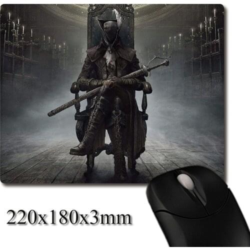 Old hunter Game CG printed Heavy weaving anti-slip rubber pad office mouse pad Coaster Party favor gifts 220x180x3mm