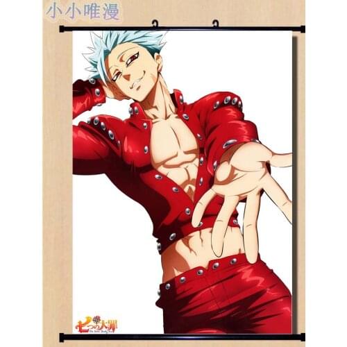 Japanese Anime The Seven Deadly Sins Nanatsu no Taizai Foxs Sin of Greed Ban Home Decor Wall Scroll Poster Decorative Picture