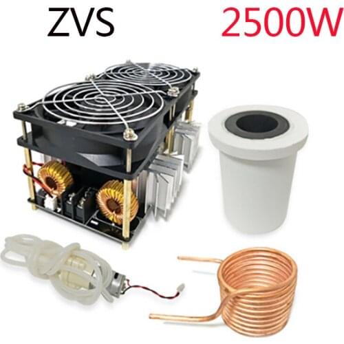 ZVS High Frequency Induction Heating 2500W High Power High Frequency Machine High Frequency Quenching Medium Frequency Furnace