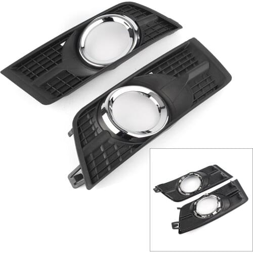2Pcs Auto Car Front Left & Right Fog Light Lamp Cover For Cadillac SRX 2010 2011 2012 2013 2014 2015 2016