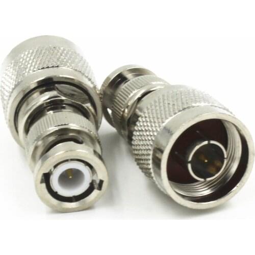 50PCS N Male Plug to BNC Male Plug RF Coaxial Adapter Connector