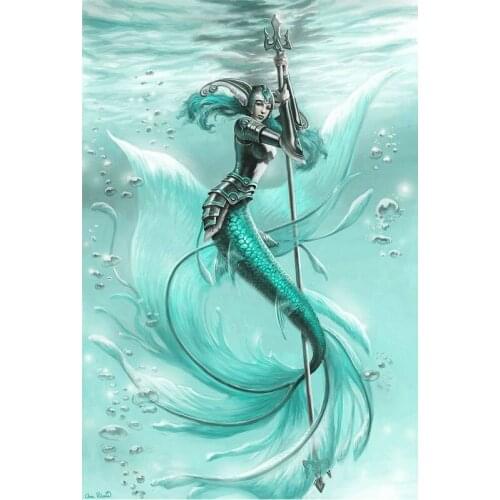 DIY 5d diamond paintings cross stitch Mermaid warr Full Diamond embroidery Rhinestone Crafts home Decorative art indoor Handmade