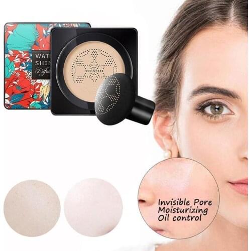 BB Foundation Air Cushion Mushroom Head CC Cream Natural Moisturizing Foundation Concealer Whitening Makeup Cream Cosmetics