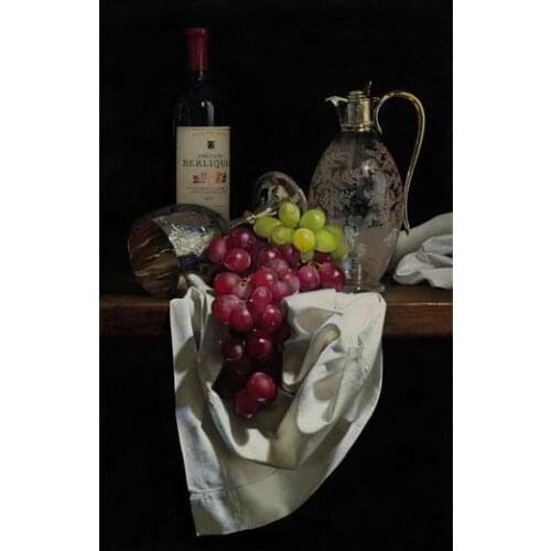 Free shipping wine &glasses for living roomprinted oil painting on canvas BMF1402A