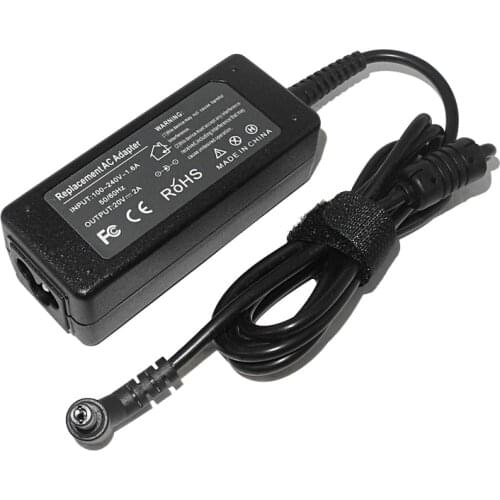 20V 2A 40W Laptop Charger Power Supply For Lenovo IdeaPad S100 S110 S200 S205 S206 U260 U310 Power Adapter Notebook