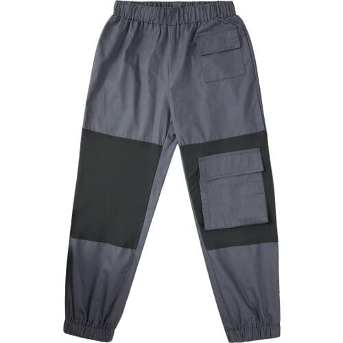 Children Pants Fashion Pocket Mesh Patchwork Teenage Girls Cargo Sweatpants Casual Kids Trousers Girls Clothes 6 8 10 12 14 Year