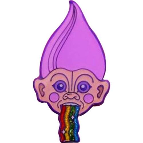 Troll Enamel Pin