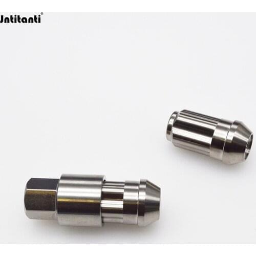 New silver Gr5 titanium alloy car wheel anti-theft nut