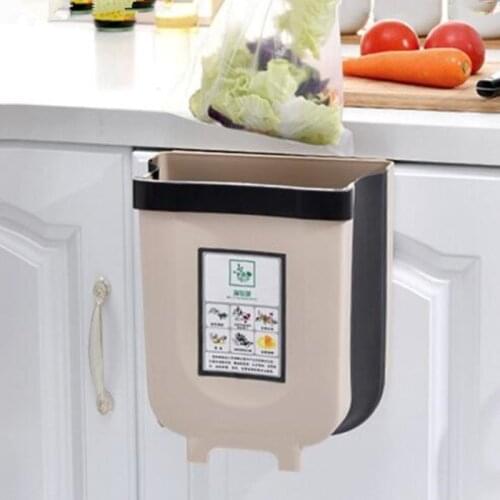 Kitchen Trash Can For bathroom Toilets Desk Car Waste Bin Dustbin Folding Bucket Recycling Paper Garbage Container