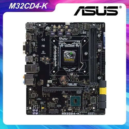 M32CD4-K For ASUS Desktop Motherboards DDR4 LGA 1151 Intel C232 VGA HDMI pc motherboard used